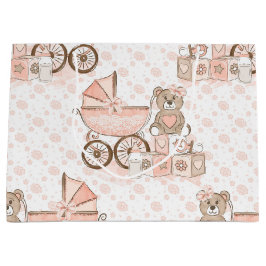 ROSA & TAN FLICKA PRAM BEAR BLOCKS