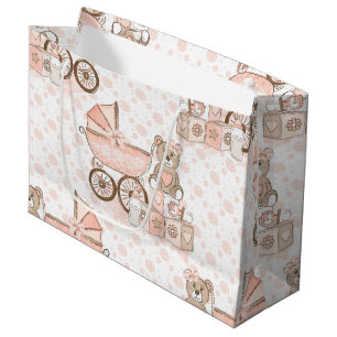 ROSA & TAN FLICKA PRAM BEAR BLOCKS