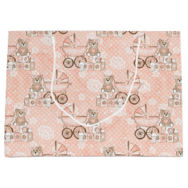 ROSA & TAN FLICKA PRAM BEAR BLOCKS