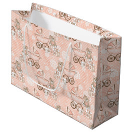 ROSA & TAN FLICKA PRAM BEAR BLOCKS