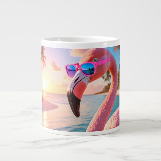 ROSA TANKARE - Flamingo ROSA Jumbo Mugg (Framsidan)