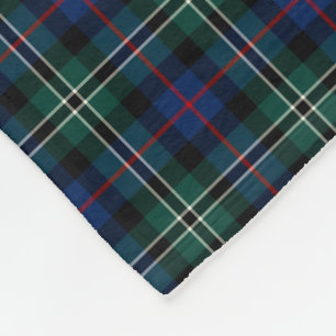 Rosa Tartan för jakt för för klanskoggrönt och Fleecefilt