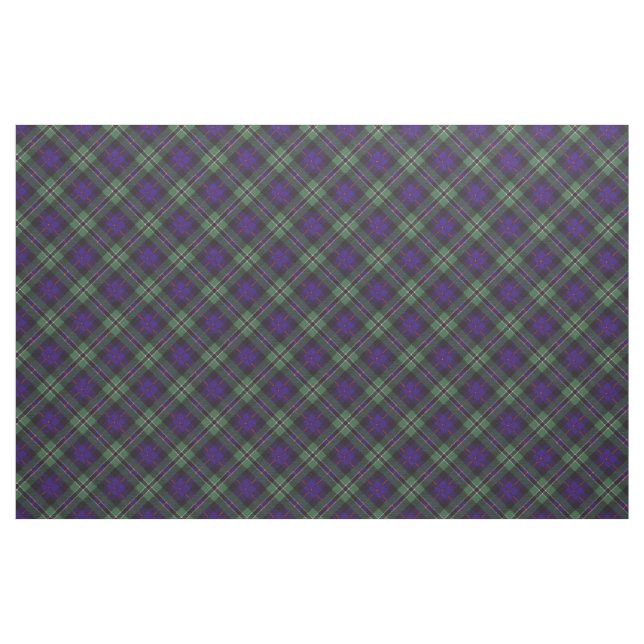 Rosa tartan för klanplädskott tyg (Yard)