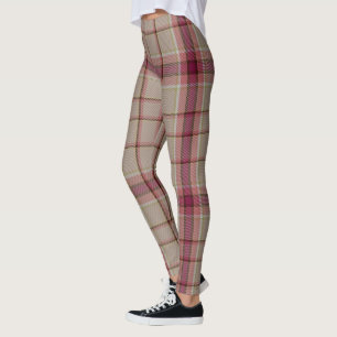 Rosa Tartan Jul Leggings