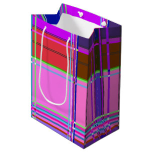 Rosa tartan tygmönsterduk Madras