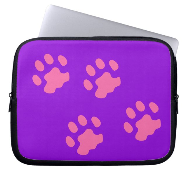 Rosa Tass Neoprene Laptop sleeve 10 tum (Framsidan)