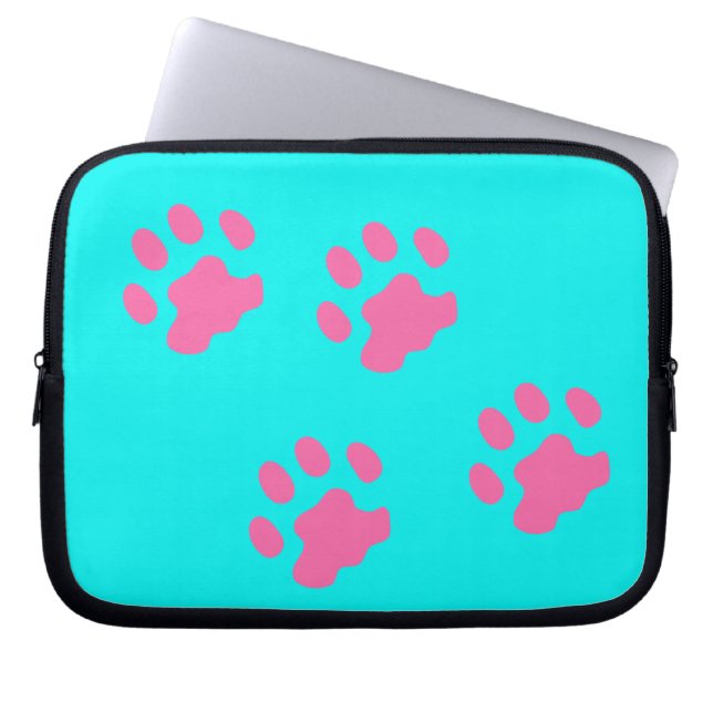 Rosa Tass Neoprene Laptop sleeve 10 tum (Framsidan)