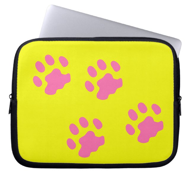 Rosa Tass Neoprene Laptop sleeve 10 tum (Framsidan)