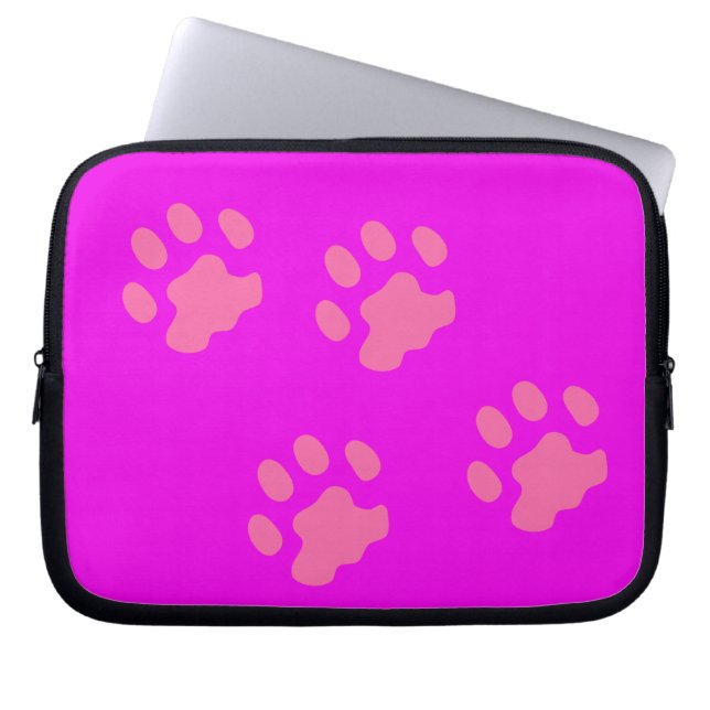 Rosa Tass Neoprene Laptop sleeve 10 tum (Framsidan)