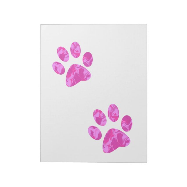 Rosa Tassar Anteckningsblock (Roterad)