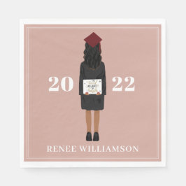 Rosa Tassel var värdig Hassle Studentfest Pappersservett