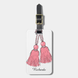 ROSA TASSELS FÖR CHIC LUGGAGE/BAG TAG_MODERN 29 BAGAGEBRICKA