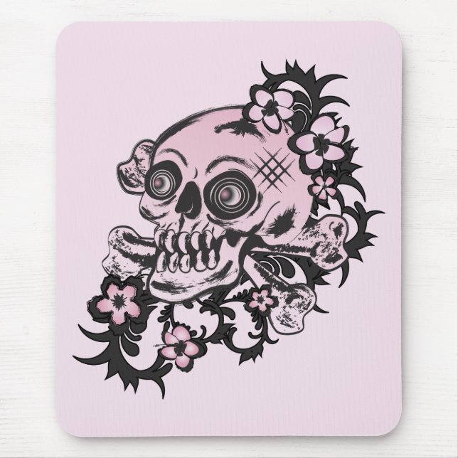 Rosa Tattoo Skull Musmatta (Framsidan)