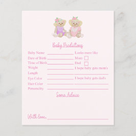 Rosa Tea Party Baby Shower Predictions and Advice
