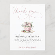 Rosa Tea Party Girl Baby Shower Tack