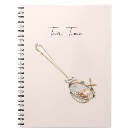 Rosa Tea Time Anteckningsbok