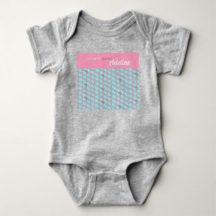 ROSA Teal-Personligen i Mönster, SHRIMPLY T Shirt