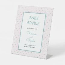 Rosa Teal polka dot baby Råd bord