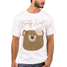 Rosa Teddy Vi kan bota Baby Shower