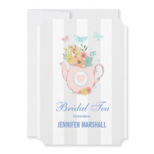 Rosa Tekanna med Flowers & Butterflies Möhippa Tea