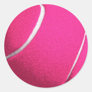 Rosa Tennis Runt Klistermärke