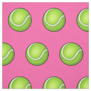 Rosa tennisboll tyg