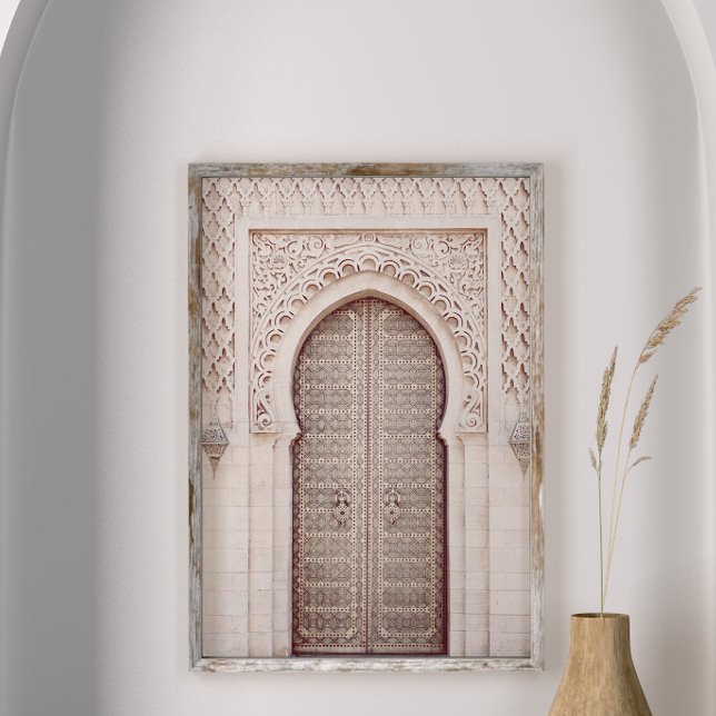  Rosa Terracotta Moroccan Door Poster (Skapare uppladdad)
