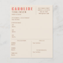 Rosa Terracotta Typography Kreativ Modern Återuppt