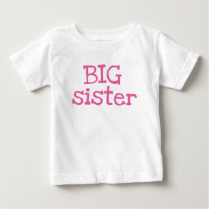 Rosa Text Big Sister T Shirt