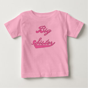 Rosa Text Big Sister T Shirt