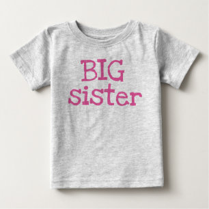 Rosa Text Big Sister Tee Shirt
