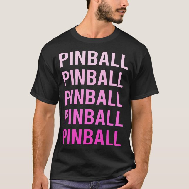 Rosa textflipper t shirt (Framsida)