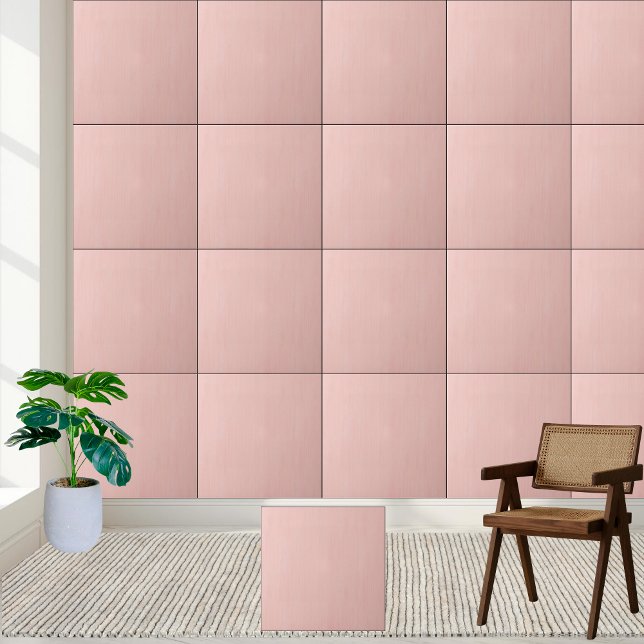  Rosa Texturerat keramiskt plattor Kakelplatta (Blush Pink Textured Ceramic Tile)