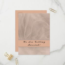 Rosa texturerat tygtryck inbjudan vykort