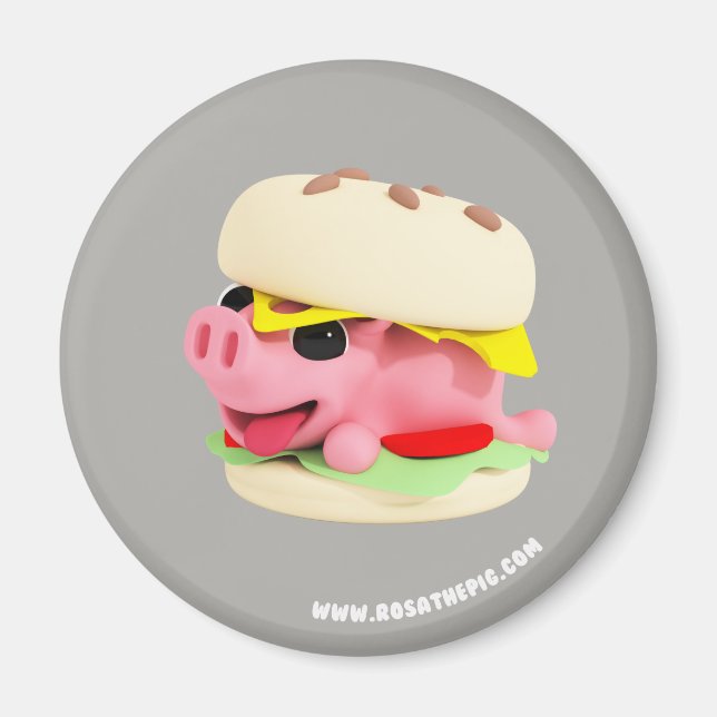 Rosa the Pig is a Burger Magnet (Framsidan)