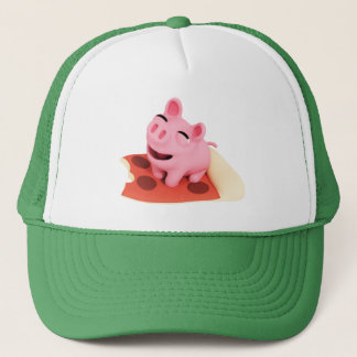 Rosa the Pig Love Pizza Truckerkeps