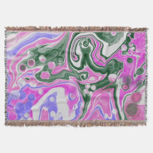 Rosa Throw Blanket Filt (Framsidan)