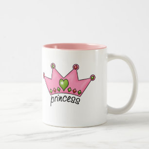 Rosa TiaraPrincess Två-Tonad Mugg