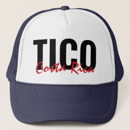 Rosa Tico Costa Rica Truckerkeps