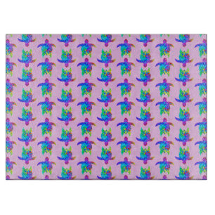 Rosa Tie Dye Island Tribal Turtles