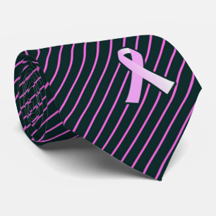 Rosa Tie för nacke för bandbröstcancermedvetenh Slips