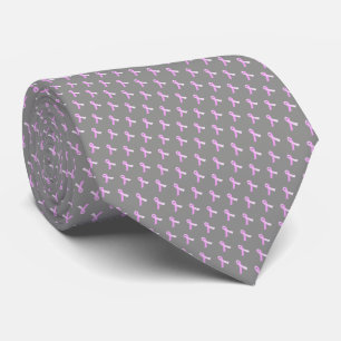 Rosa Tie för nacke för bandbröstcancermedvetenh Slips