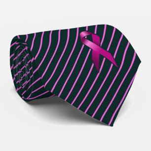 Rosa Tie för nacke för bandbröstcancermedvetenh Slips