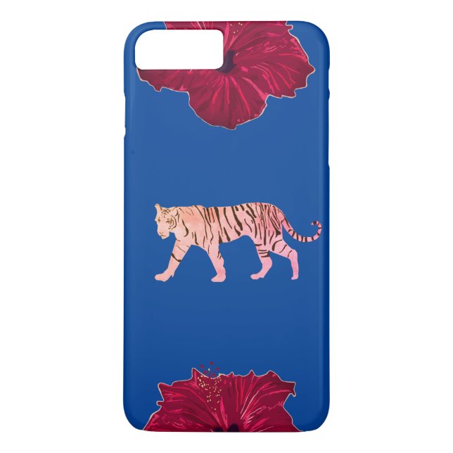 Rosa Tiger Case-Mate iPhone Skal (Baksida)