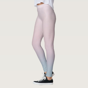 Rosa till Dam av blått Snyggt Leggings