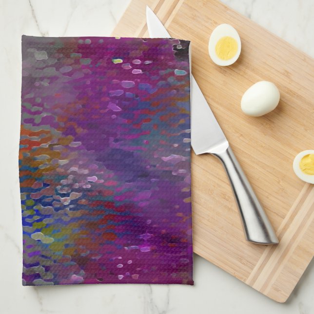 Rosa till färglösa, skalbara plakat och mögelätad  kökshandduk (Vikt i Fjärdedel)