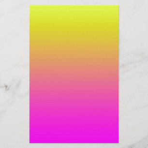 Rosa till Gult Gradient Gradation Sunset Beach Sol