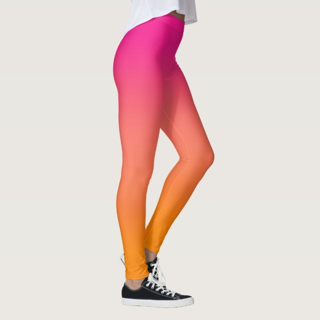 Rosa till orange leggings (Höger)