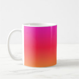 Rosa till Orange Modern övertoning Kaffemugg