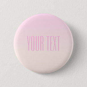Rosa till Peach Sunset Ombre med Anpassade Text Knapp